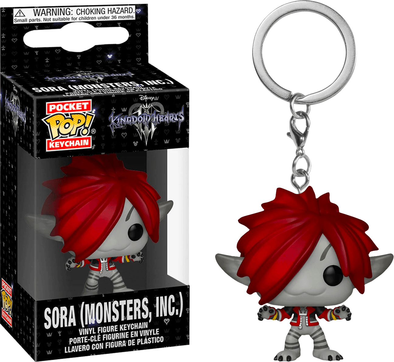 FUN34067 Kingdom Hearts 3 - Sora Monsters Inc US Exclusive Pocket Pop! Keychain - Funko - Titan Pop Culture