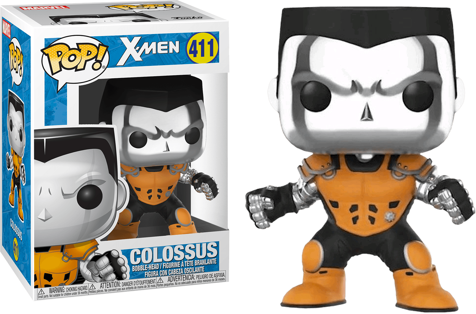 FUN34251 X-Men - Colossus X-Force Chrome LACC 2018 US Exclusive Pop! Vinyl - Funko - Titan Pop Culture