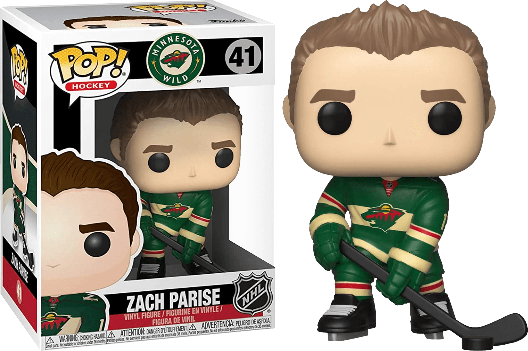 FUN34336 NHL: Wild - Zach Parise Pop! Vinyl - Funko - Titan Pop Culture