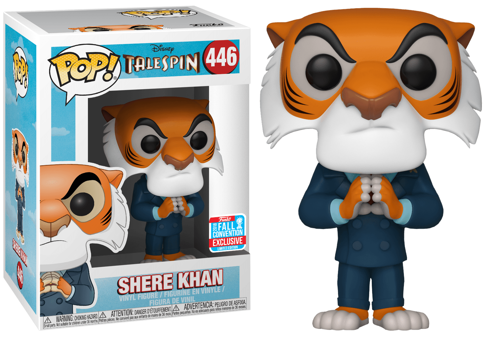 FUN34758 TaleSpin - Shere Khan Hands Together NYCC 2018 Exclusive Pop! Vinyl - Funko - Titan Pop Culture