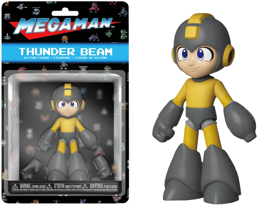 FUN34820 Mega Man - Mega Man Thunder Beam (with chase) Action Figure - Funko - Titan Pop Culture