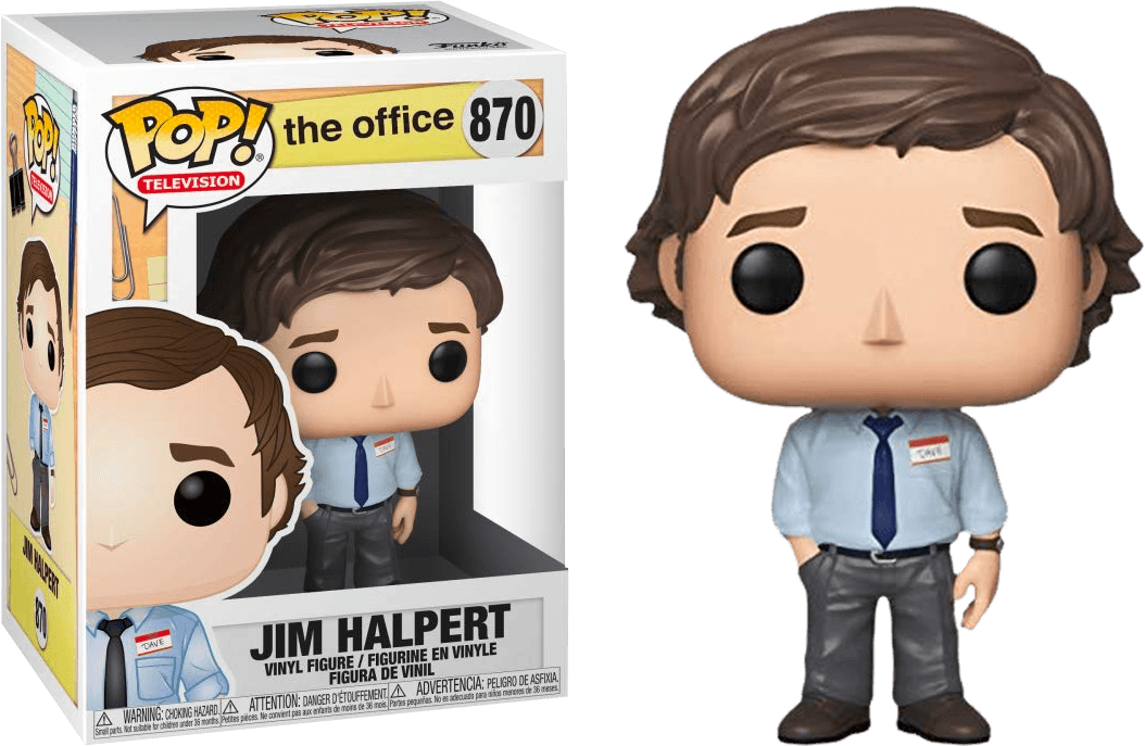 FUN34903 The Office - Jim Halpert (with chase) Pop! Vinyl - Funko TBA - Titan Pop Culture