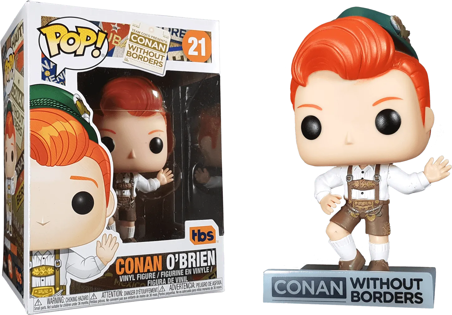 FUN34929 Conan O'Brien - Conan O'Brien in Lederhosen US Exclusive Pop! Vinyl - Funko - Titan Pop Culture