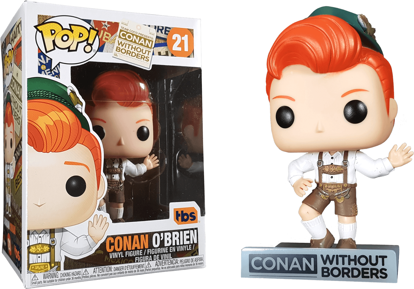 FUN34929 Conan O'Brien - Conan O'Brien in Lederhosen US Exclusive Pop! Vinyl - Funko - Titan Pop Culture