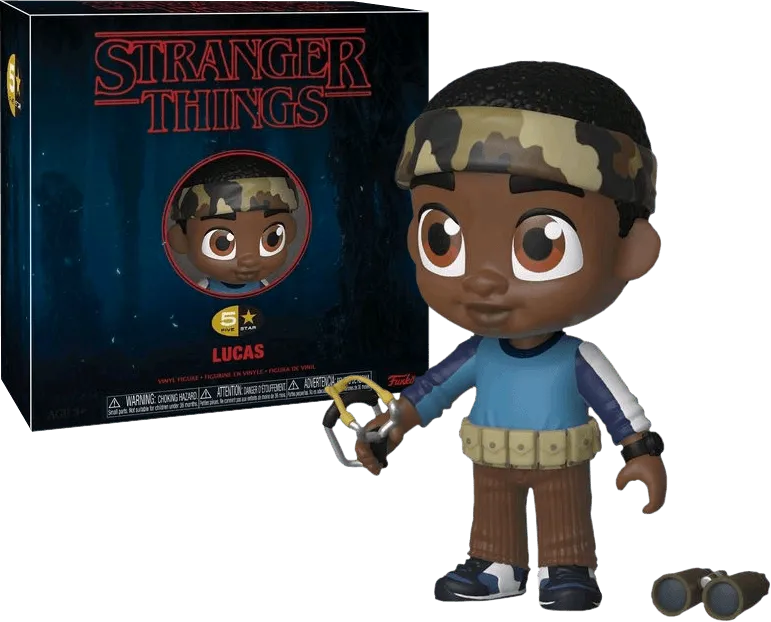 FUN35052 Stranger Things - Lucas 5-Star Vinyl Figure - Funko - Titan Pop Culture