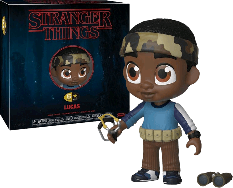 FUN35052 Stranger Things - Lucas 5-Star Vinyl Figure - Funko - Titan Pop Culture