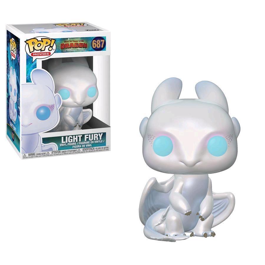 FUN36369 How to Train Your Dragon 3: The Hidden World - Light Fury Pop! Vinyl - Funko TBA - Titan Pop Culture