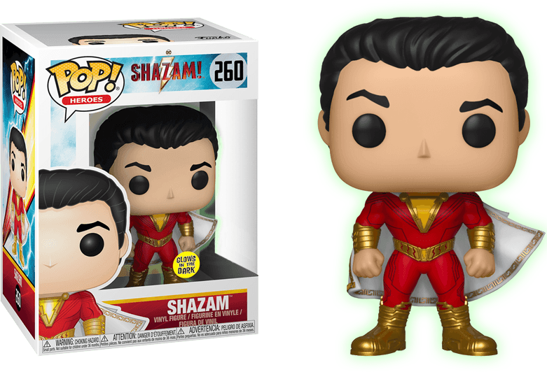 FUN36806 Shazam - Shazam Glow US Exclusive Pop! Vinyl - Funko - Titan Pop Culture