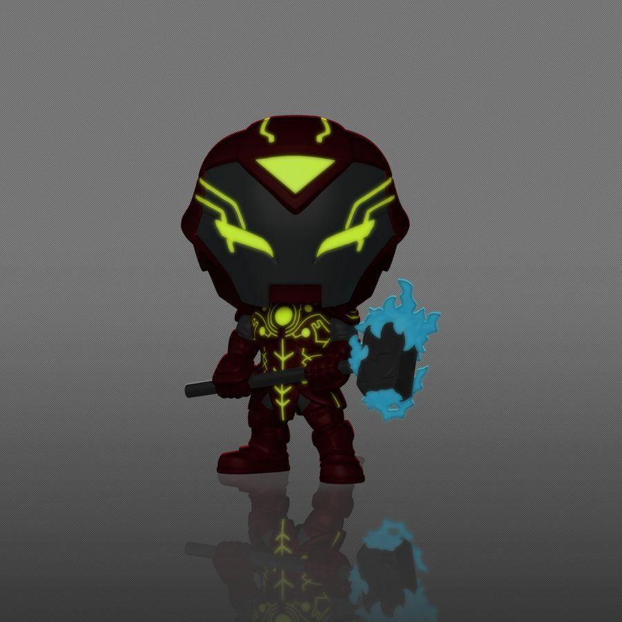 FUN36965 Infinity Warps - Iron Hammer Metallic Glow US Exclusive Pop! Vinyl [RS] - Funko - Titan Pop Culture