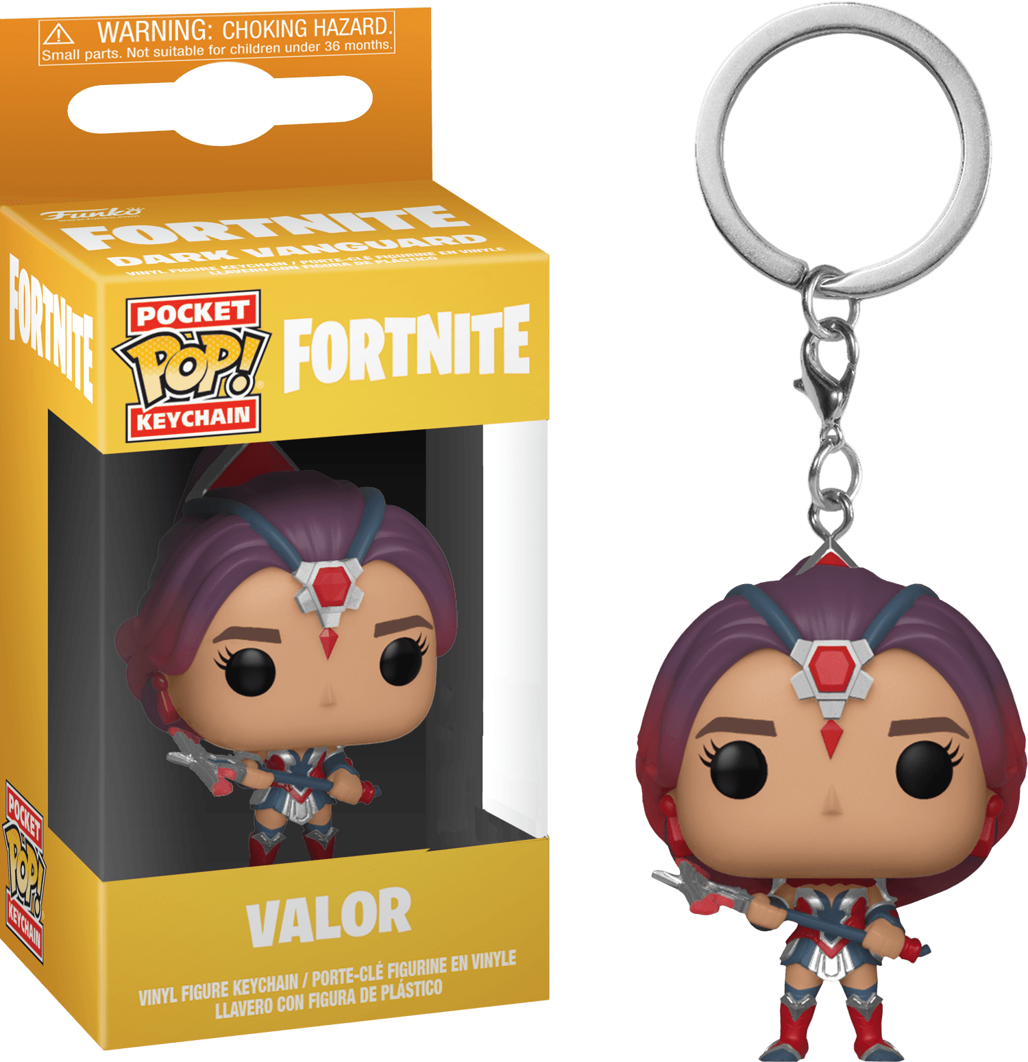 FUN36974 Fortnite - Valor Pocket Pop! Keychain - Funko - Titan Pop Culture