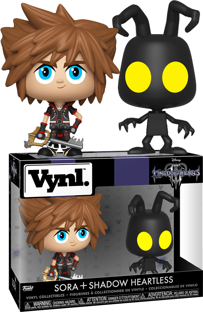 FUN37017 Kingdom Hearts 3 - Sora & Heartless Vynl. - Funko - Titan Pop Culture