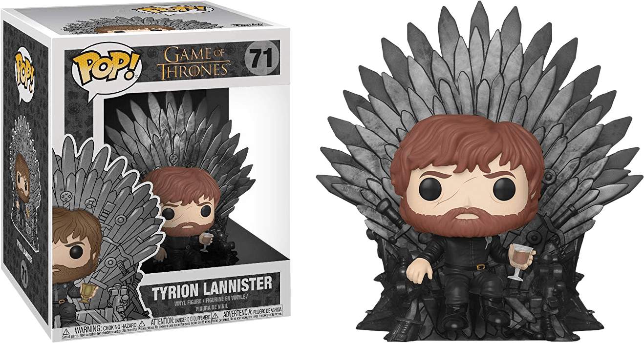 FUN37404 Game of Thrones - Tyrion on Iron Throne Pop! Deluxe - Funko - Titan Pop Culture