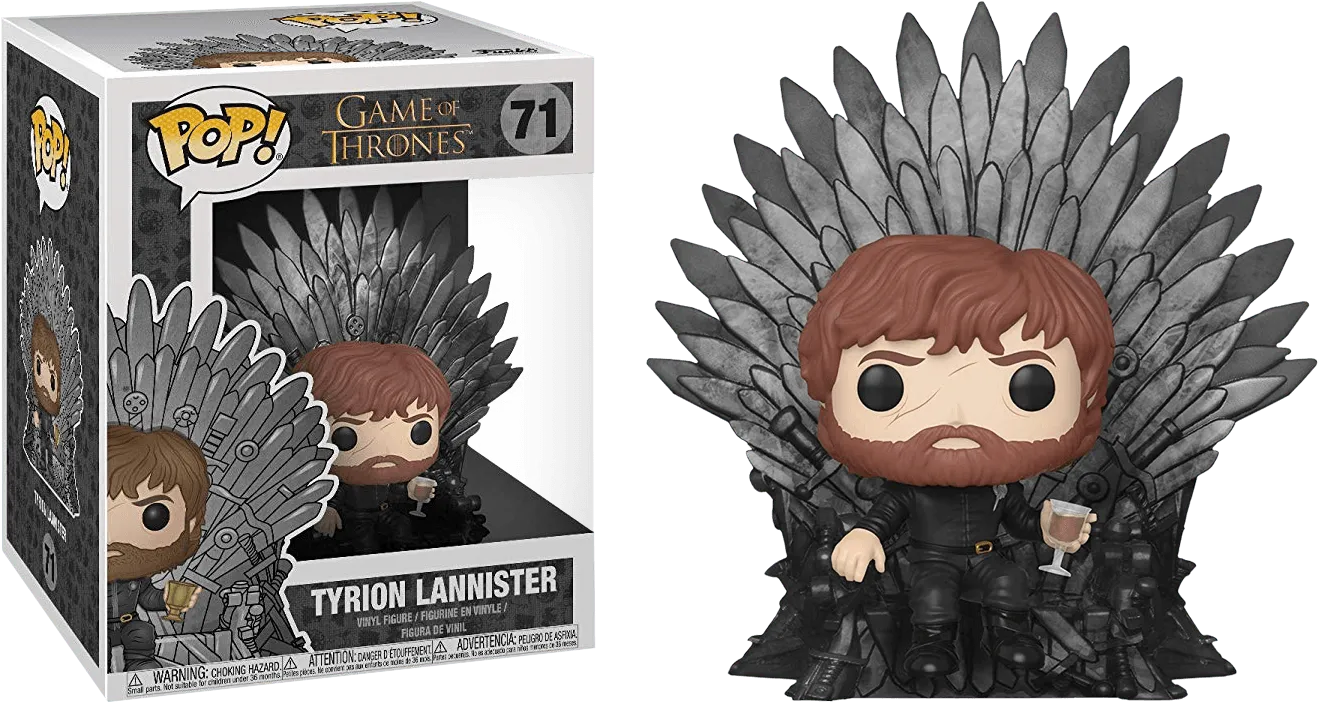 FUN37404 Game of Thrones - Tyrion on Iron Throne Pop! Deluxe - Funko - Titan Pop Culture