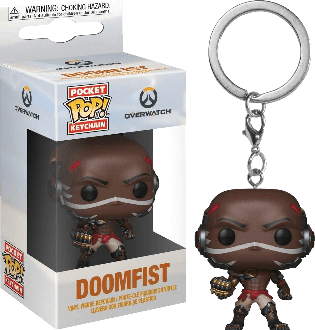 FUN37441 Overwatch - Doomfist Pocket Pop! Keychain - Funko - Titan Pop Culture