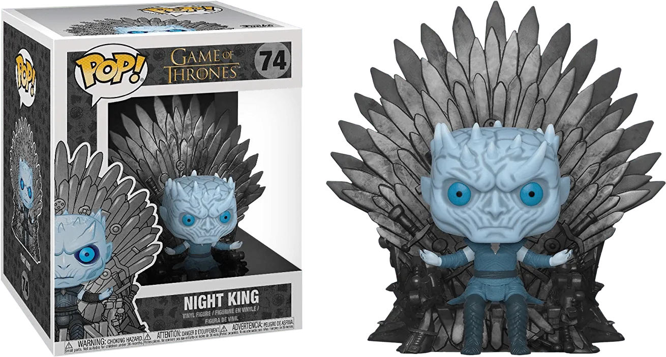 FUN37794 Game of Thrones - Night King Iron Throne Pop! Deluxe - Funko - Titan Pop Culture