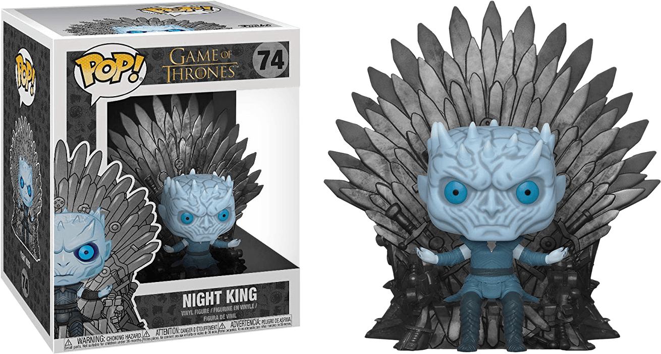 FUN37794 Game of Thrones - Night King Iron Throne Pop! Deluxe - Funko - Titan Pop Culture