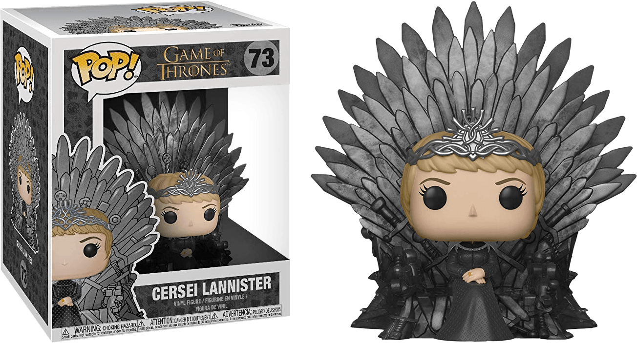 FUN37796 Game of Thrones - Cersei on Iron Throne Pop! Deluxe - Funko - Titan Pop Culture