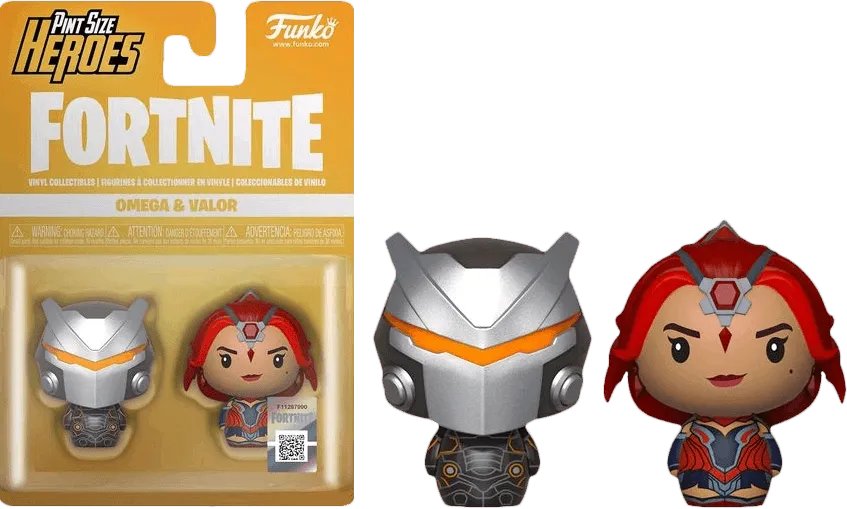 FUN38025 Fortnite - Omega Armour & Valor Pint Size Hero 2-pack - Funko - Titan Pop Culture