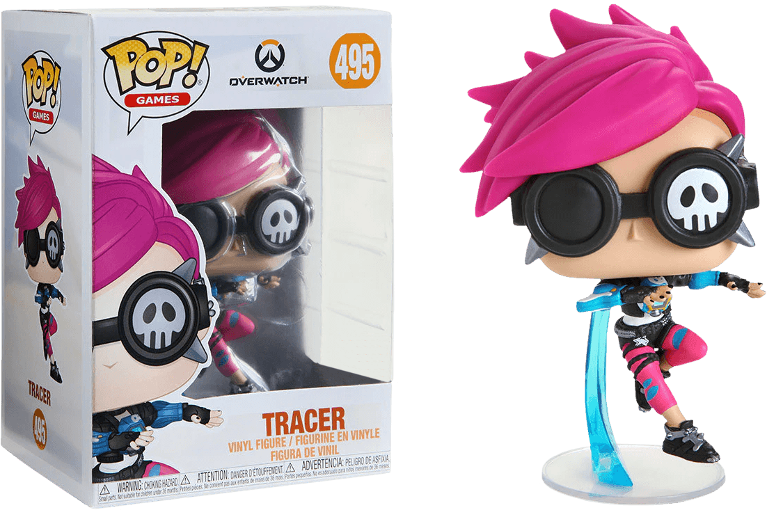 FUN38149 Overwatch - Tracer Punk Skin US Exclusive Pop! Vinyl - Funko - Titan Pop Culture