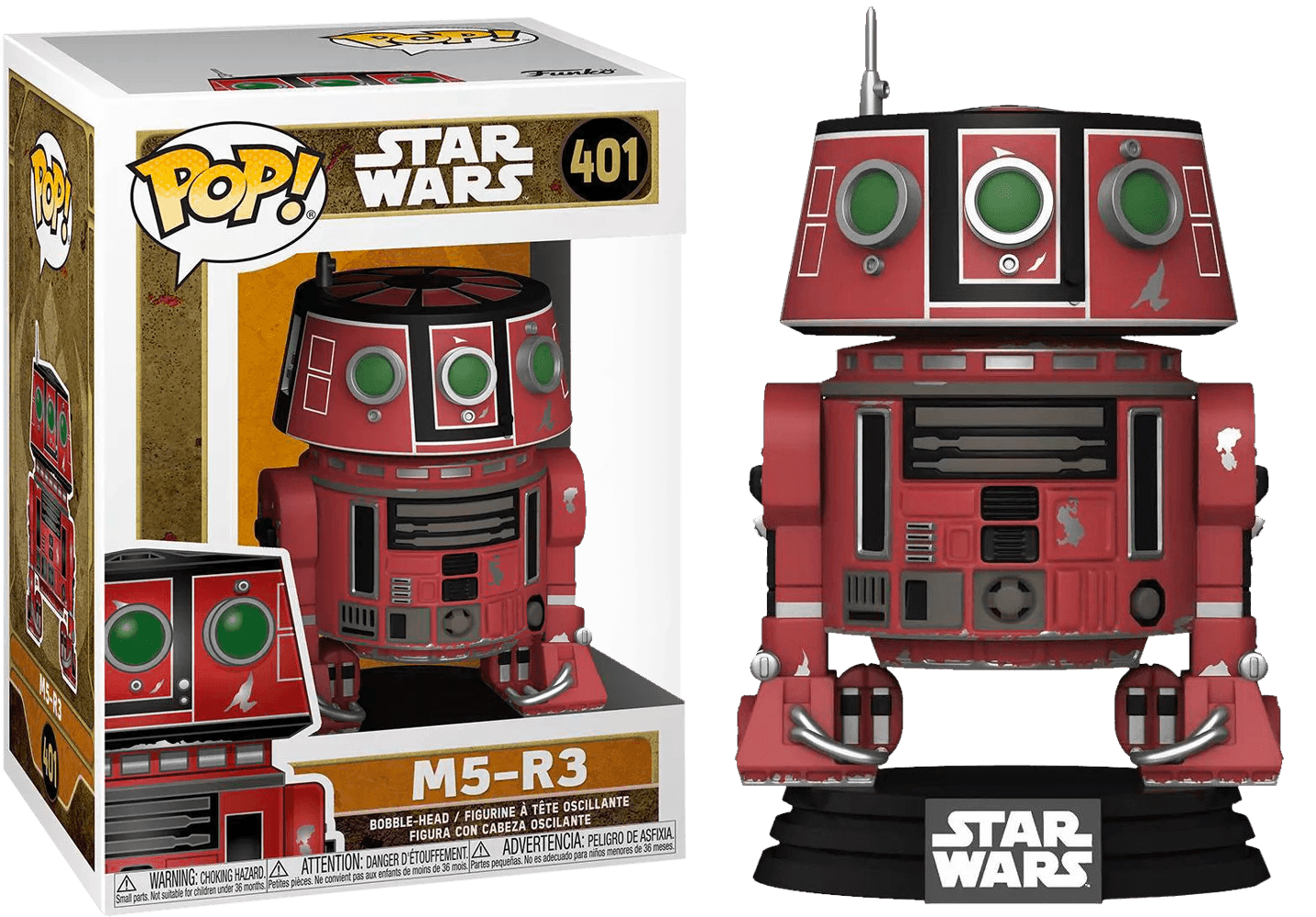 FUN38150 Star Wars: Galaxy's Edge - M3-R3 US Exclusive Pop! Vinyl [RS] - Funko - Titan Pop Culture