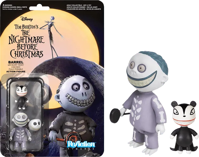 FUN3867 The Nightmare Before Christmas - Barrel ReAction Figure - Funko - Titan Pop Culture