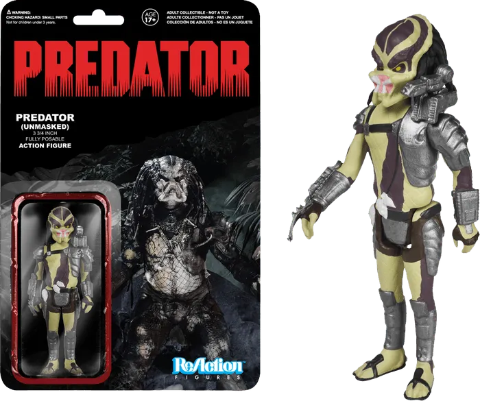 FUN3938 Predator - Closed Mouth ReAction Figure - Funko - Titan Pop Culture