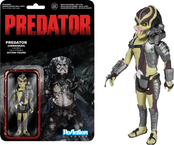 FUN3938 Predator - Closed Mouth ReAction Figure - Funko - Titan Pop Culture