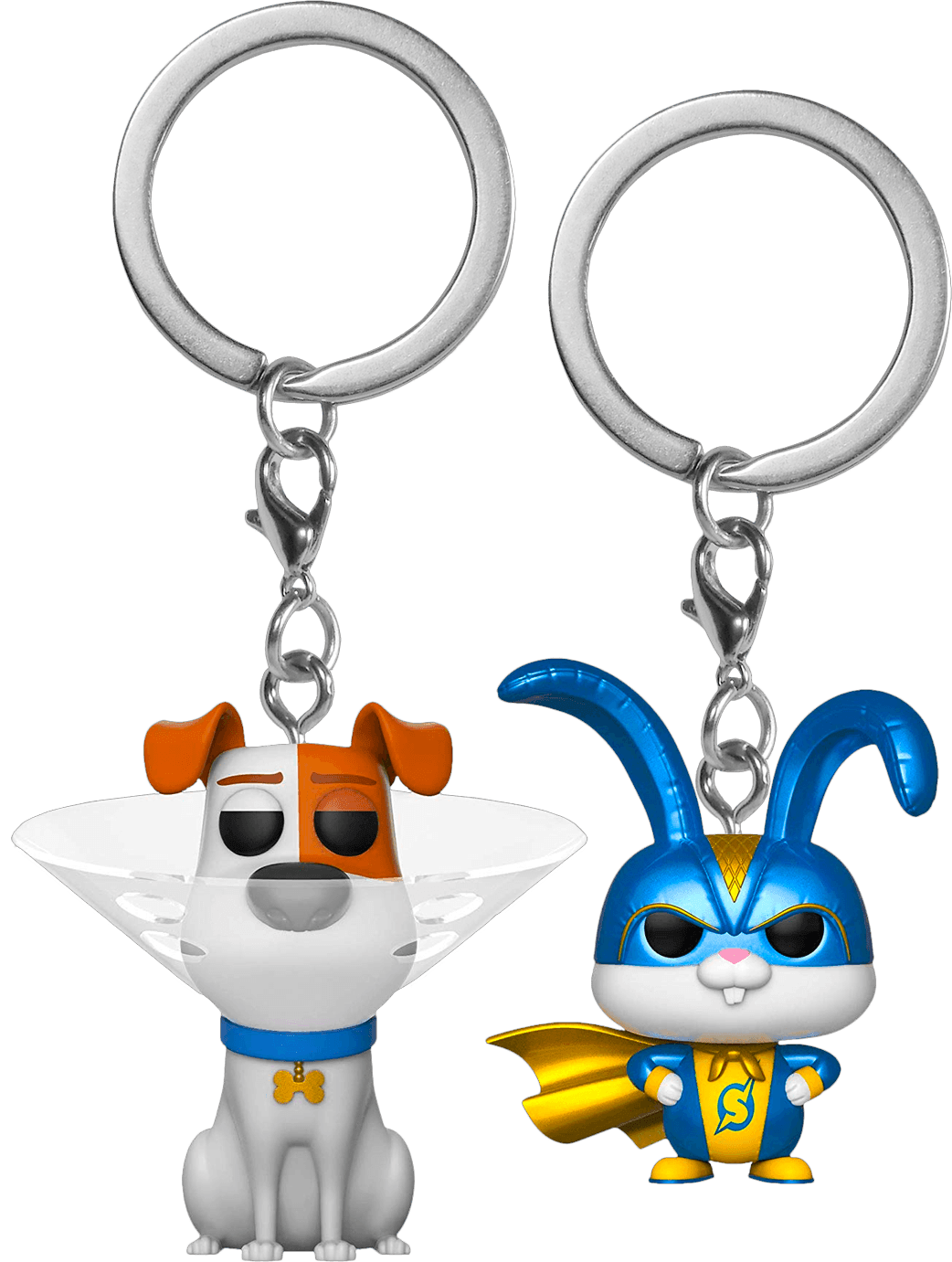 FUN39753 Secret Life of Pets 2 - Max & Snowball US Exclusive Pocket Pop! Keychain 2-pack - Funko - Titan Pop Culture