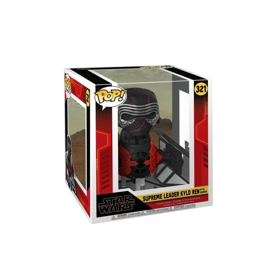 FUN39914 Star Wars - Kylo Ren Supreme Leader in TIE Whisper Episode IX Rise of Skywalker Pop! Deluxe - Funko - Titan Pop Culture