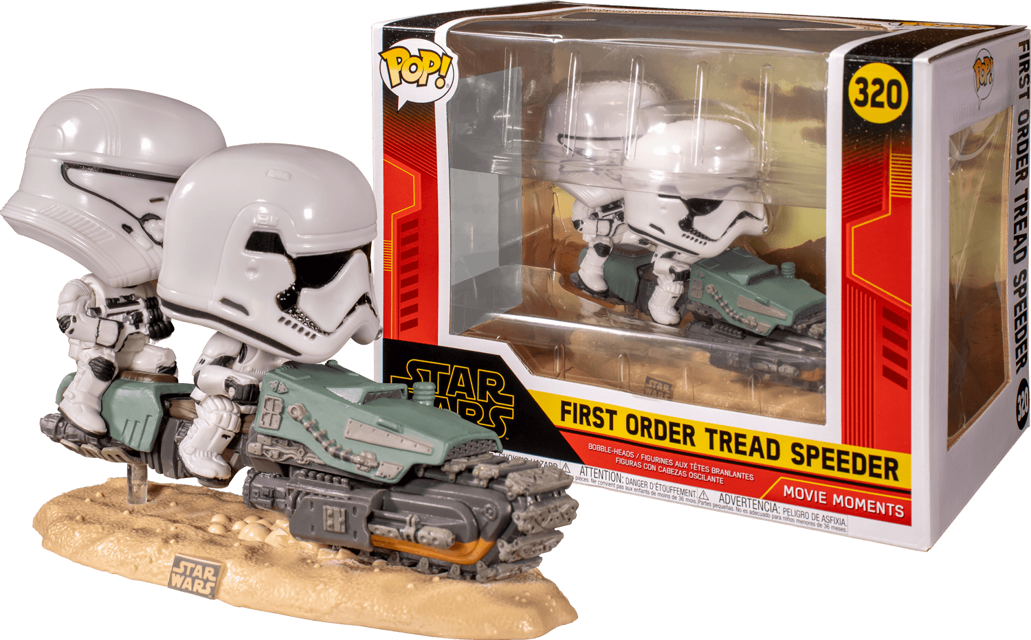 FUN39915 Star Wars - First Order Tread Speeder Episode IX Rise of Skywalker Pop! Deluxe - Funko - Titan Pop Culture