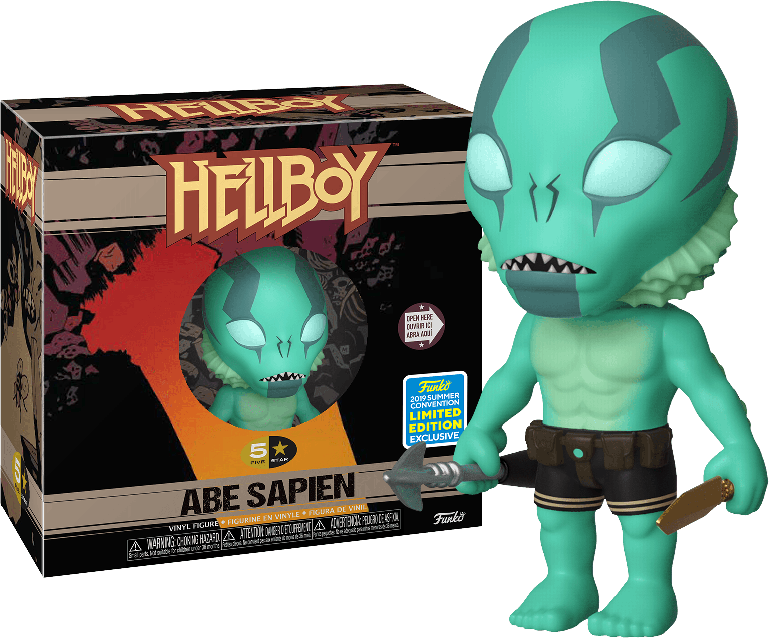 FUN40063 Hellboy - Abe Sapien SDCC 2019 US Exclusive 5-Star Vinyl Figure - Funko - Titan Pop Culture