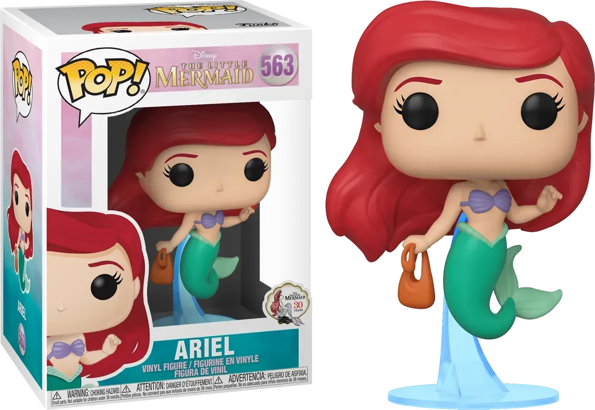 FUN40102 The Little Mermaid - Ariel with Bag Pop! Vinyl - Funko - Titan Pop Culture