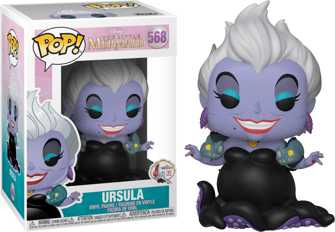 FUN40103 The Little Mermaid - Ursula with Eels Pop! Vinyl - Funko - Titan Pop Culture