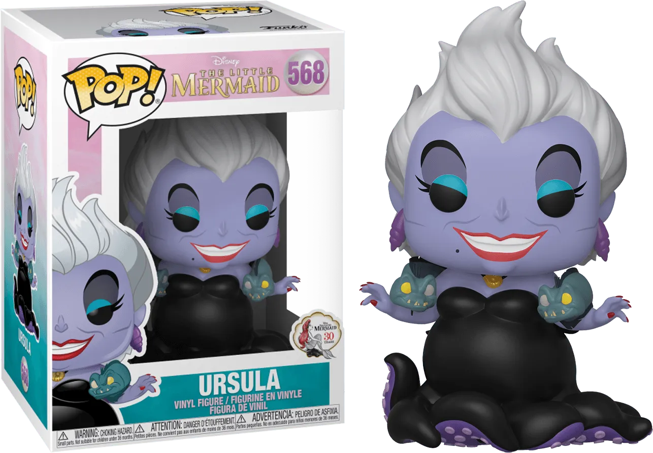 FUN40103 The Little Mermaid - Ursula with Eels Pop! Vinyl - Funko - Titan Pop Culture