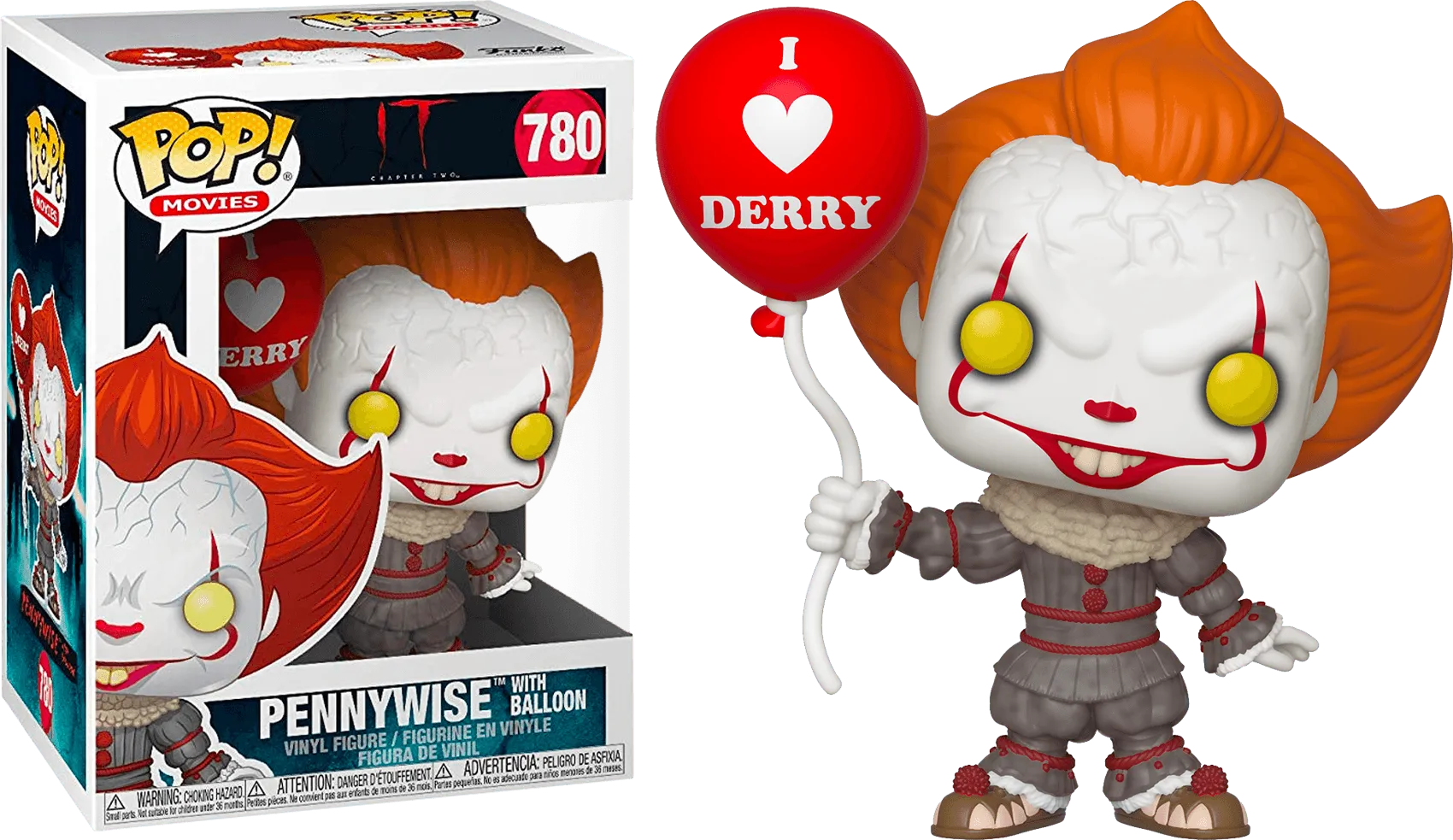 FUN40630 It: Chapter 2 - Pennywise with Balloon Pop! Vinyl - Funko - Titan Pop Culture