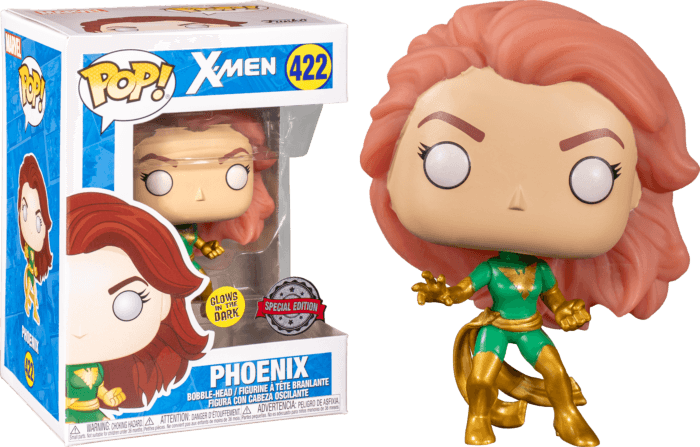 FUN41612 Dark Phoenix - Dark Phoenix Green Glow US Exclusive Pop! Vinyl - Funko - Titan Pop Culture