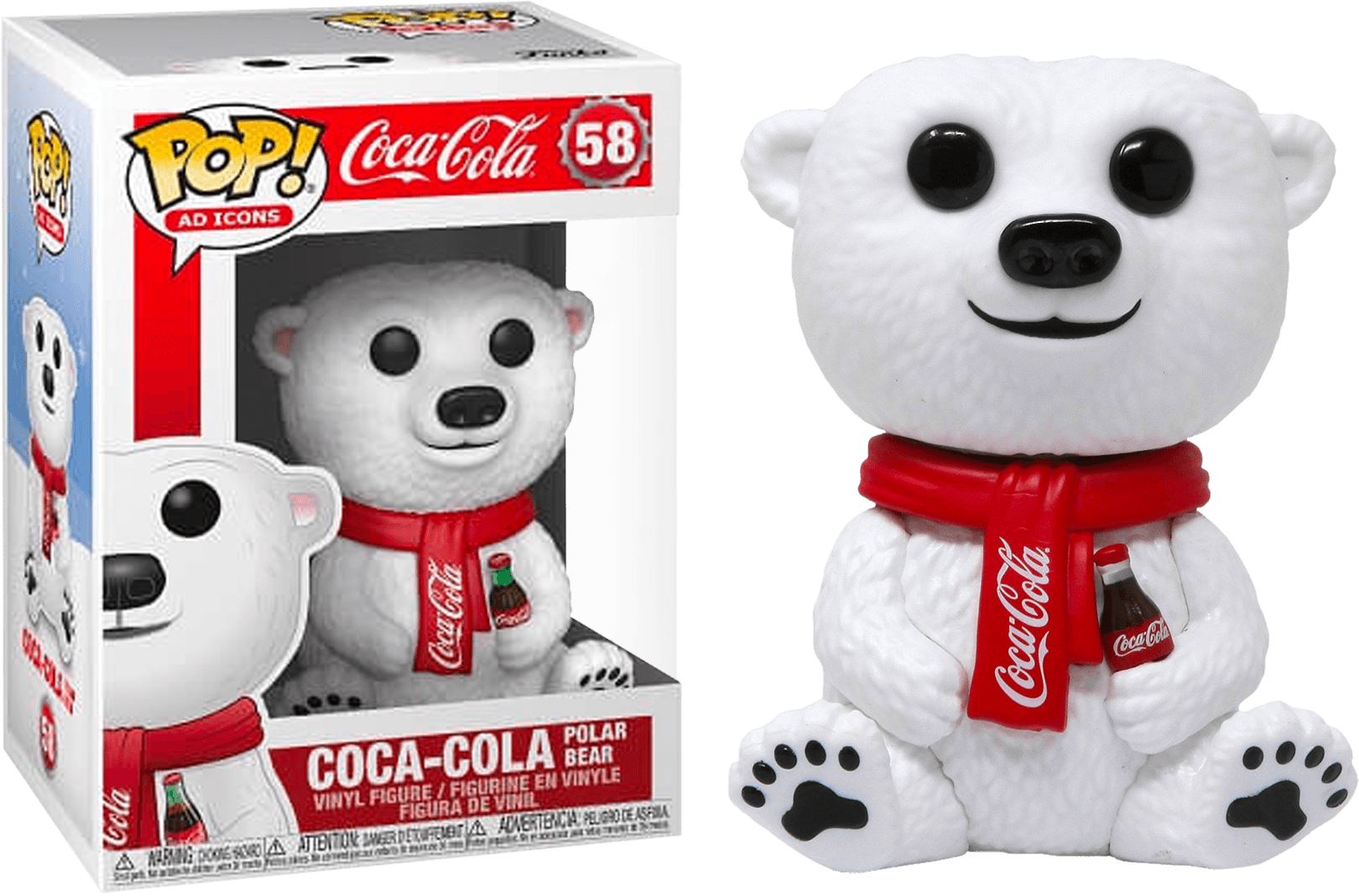 FUN41732 Coca-Cola - Polar Bear Pop! Vinyl - Funko - Titan Pop Culture