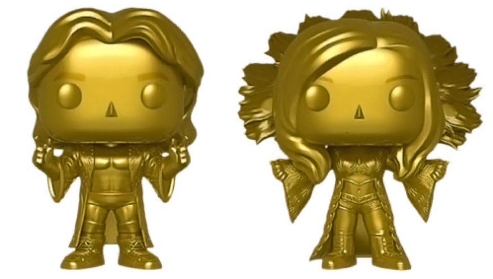 FUN42050 WWE - Ric and Charlotte Flair Gold US Exclusive Pop! Vinyl 2-pack - Funko - Titan Pop Culture