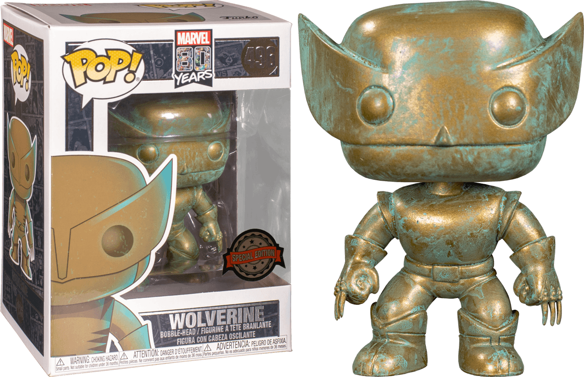 FUN42215 X-Men - Wolverine Marvel 80th Anniversary Patina US Exclusive Pop! Vinyl - Funko - Titan Pop Culture