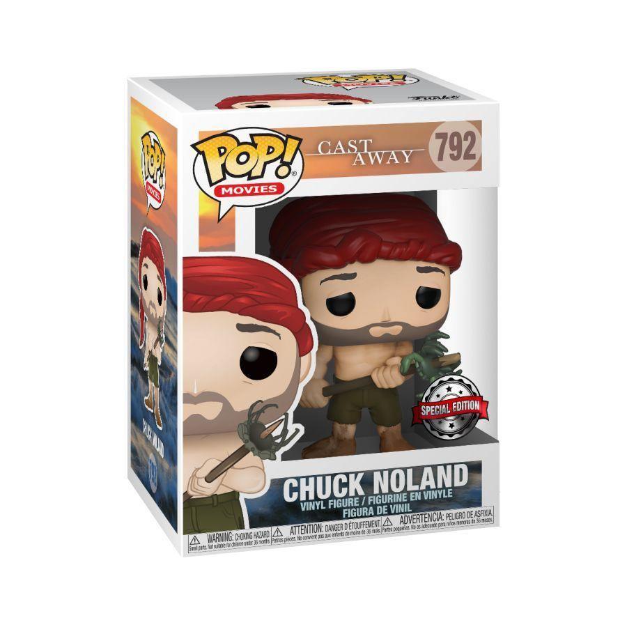 FUN42649 Cast Away - Chuck with Spear & Crab US Exclusive Pop! Vinyl - Funko - Titan Pop Culture