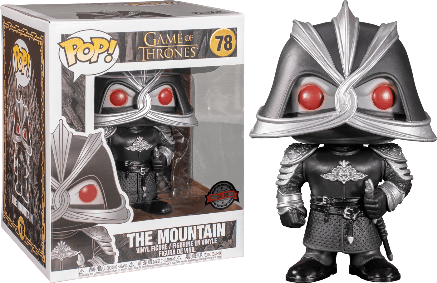 FUN42801 Game of Thrones - The Mountain US Exclusive 6" Pop! Vinyl - Funko - Titan Pop Culture