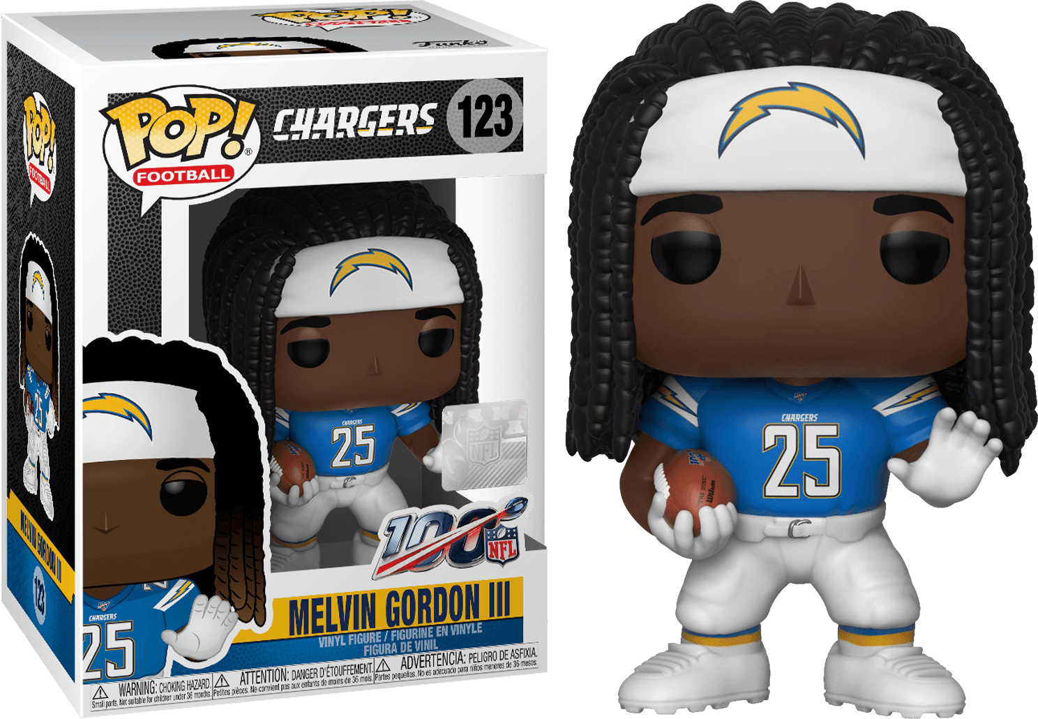 FUN42868 NFL: Chargers - Melvin Gordon III Pop! Vinyl - Funko - Titan Pop Culture