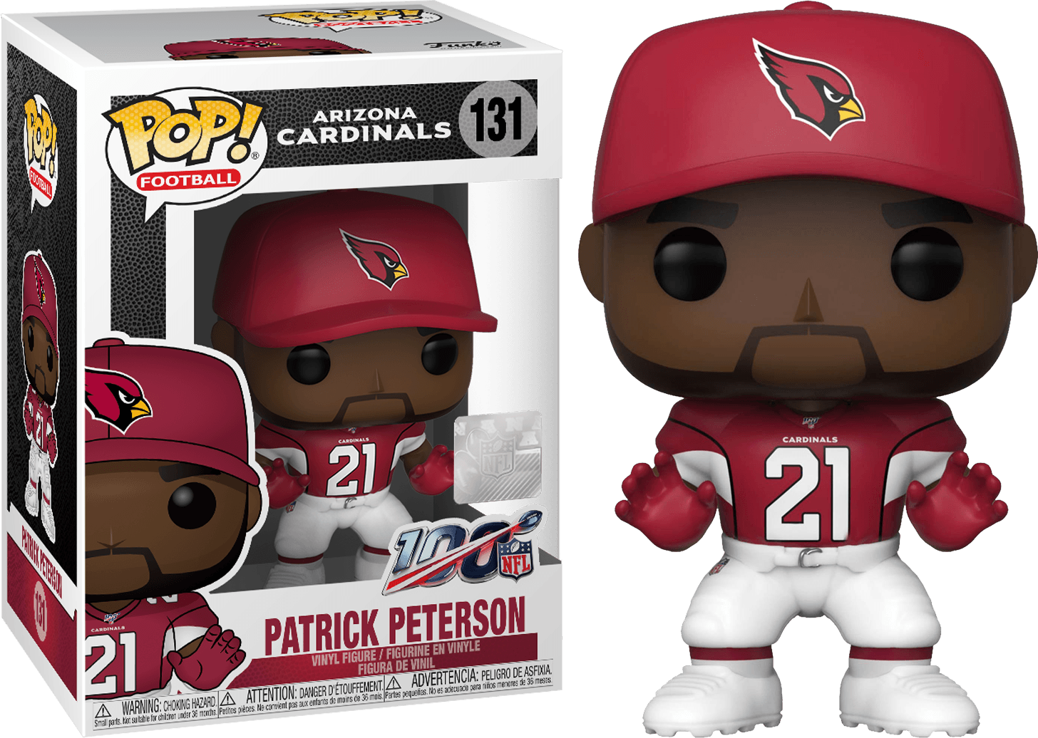 FUN42877 NFL: Cardinals - Patrick Peterson Pop! Vinyl - Funko - Titan Pop Culture