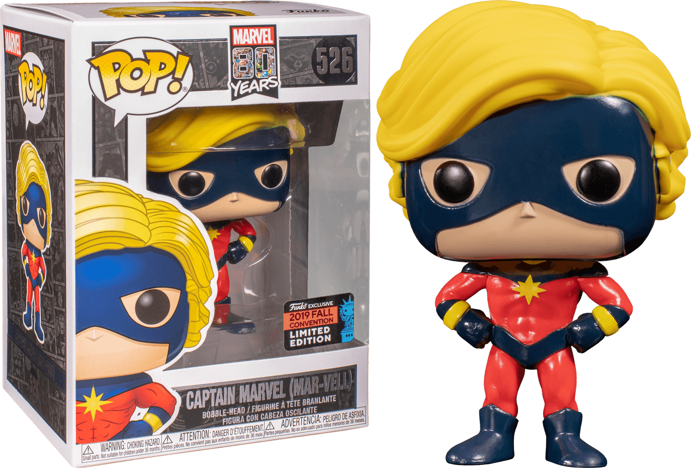 FUN43362 Marvel - Mar-Vell 1st Appearance 80th Anniversary NYCC 2019 US Exclusive Pop! Vinyl - Funko - Titan Pop Culture