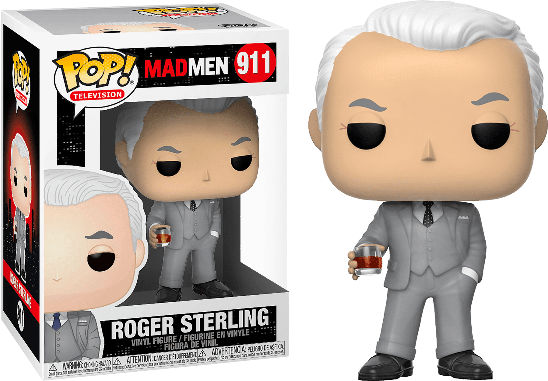 FUN43406 Mad Men - Roger Pop! Vinyl - Less Than Perfect - Funko - Titan Pop Culture