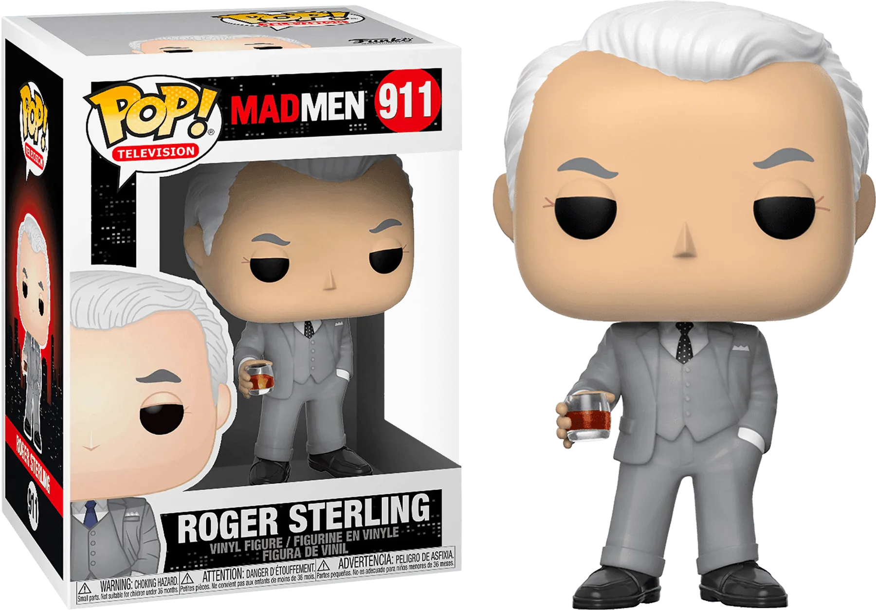 FUN43406 Mad Men - Roger Pop! Vinyl - Less Than Perfect - Funko - Titan Pop Culture