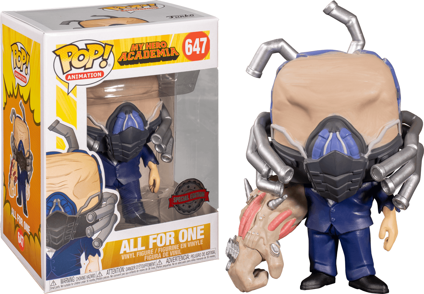 FUN43660 My Hero Academia - All for One Charged US Exclusive Pop! Vinyl [RS] - Funko - Titan Pop Culture