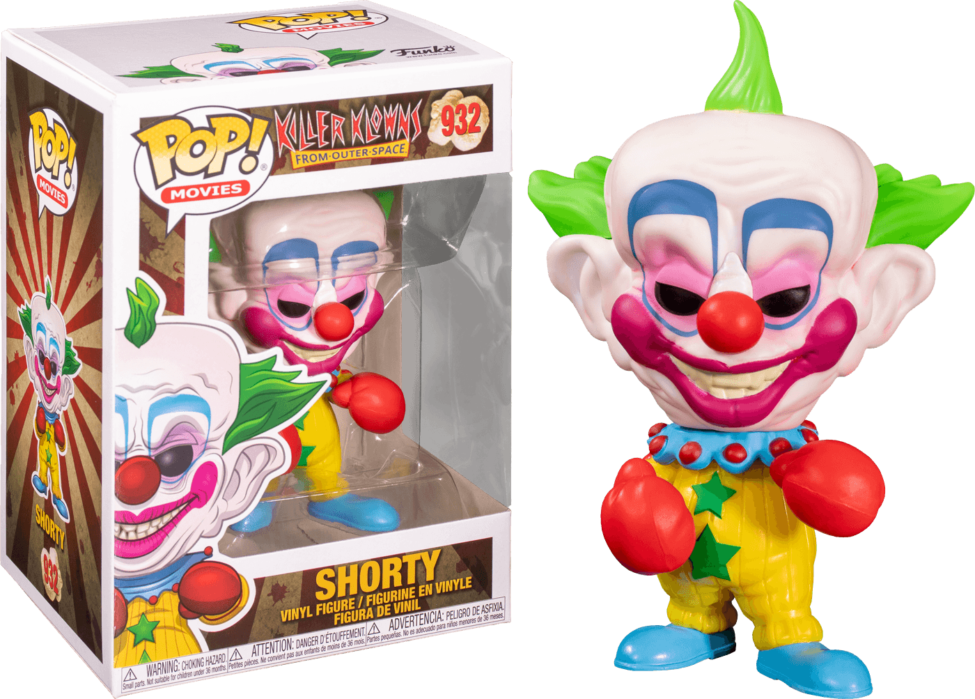 FUN44146 Killer Klowns from Outer Space - Shorty Pop! Vinyl - Funko - Titan Pop Culture