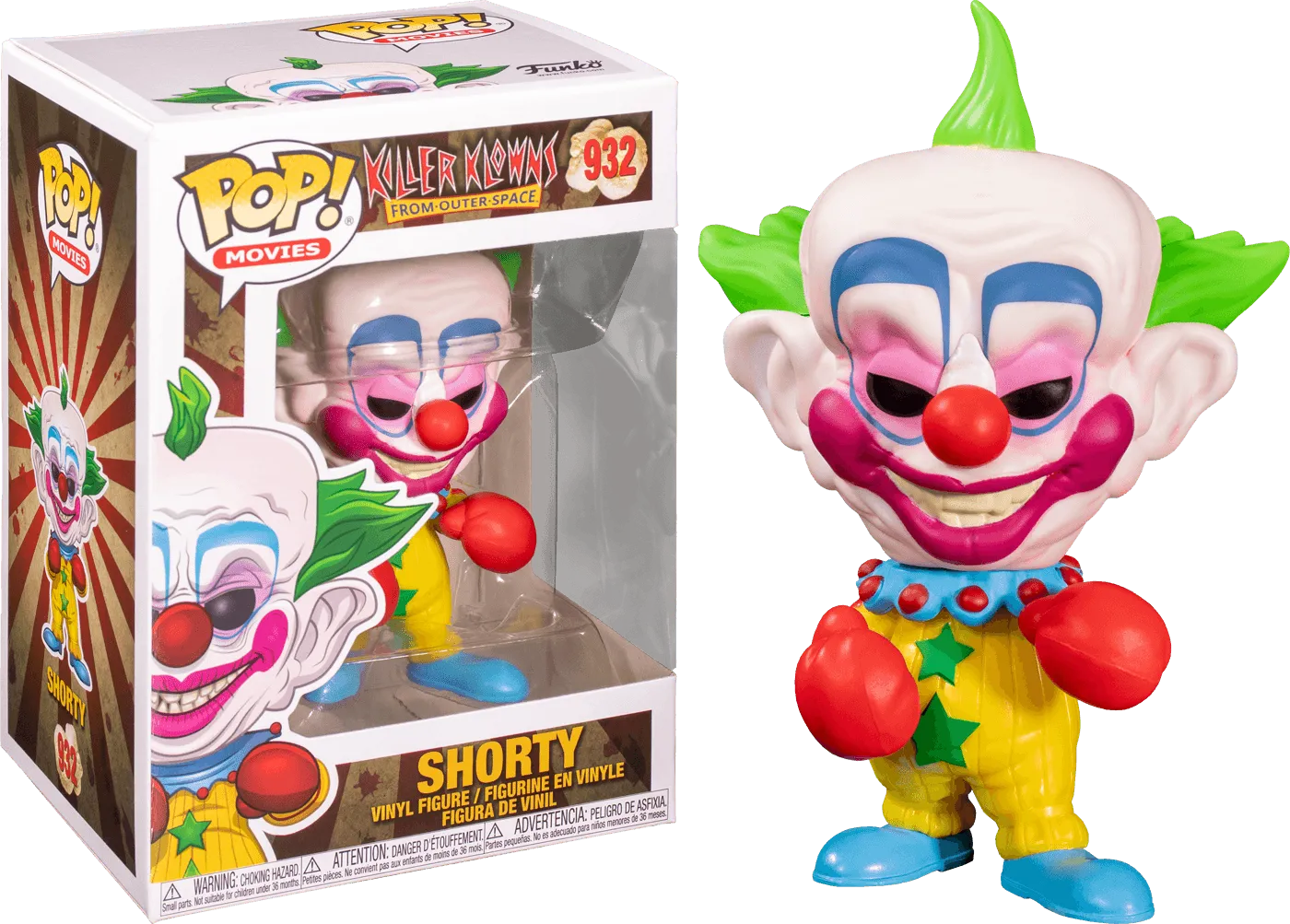 FUN44146 Killer Klowns from Outer Space - Shorty Pop! Vinyl - Funko - Titan Pop Culture