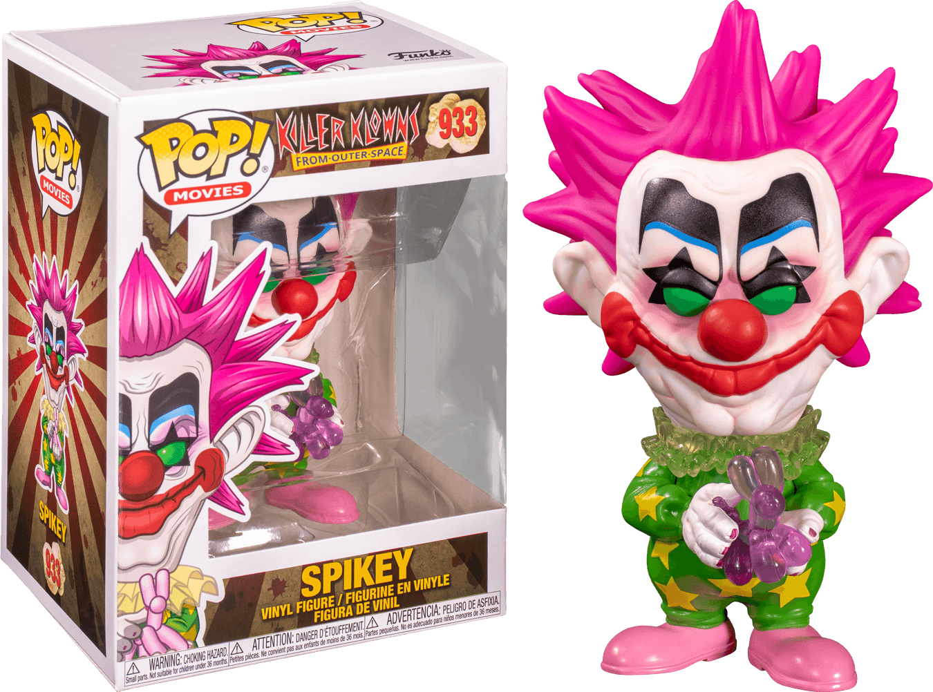 FUN44147 Killer Klowns from Outer-Space - Spike Pop! Vinyl - Funko - Titan Pop Culture